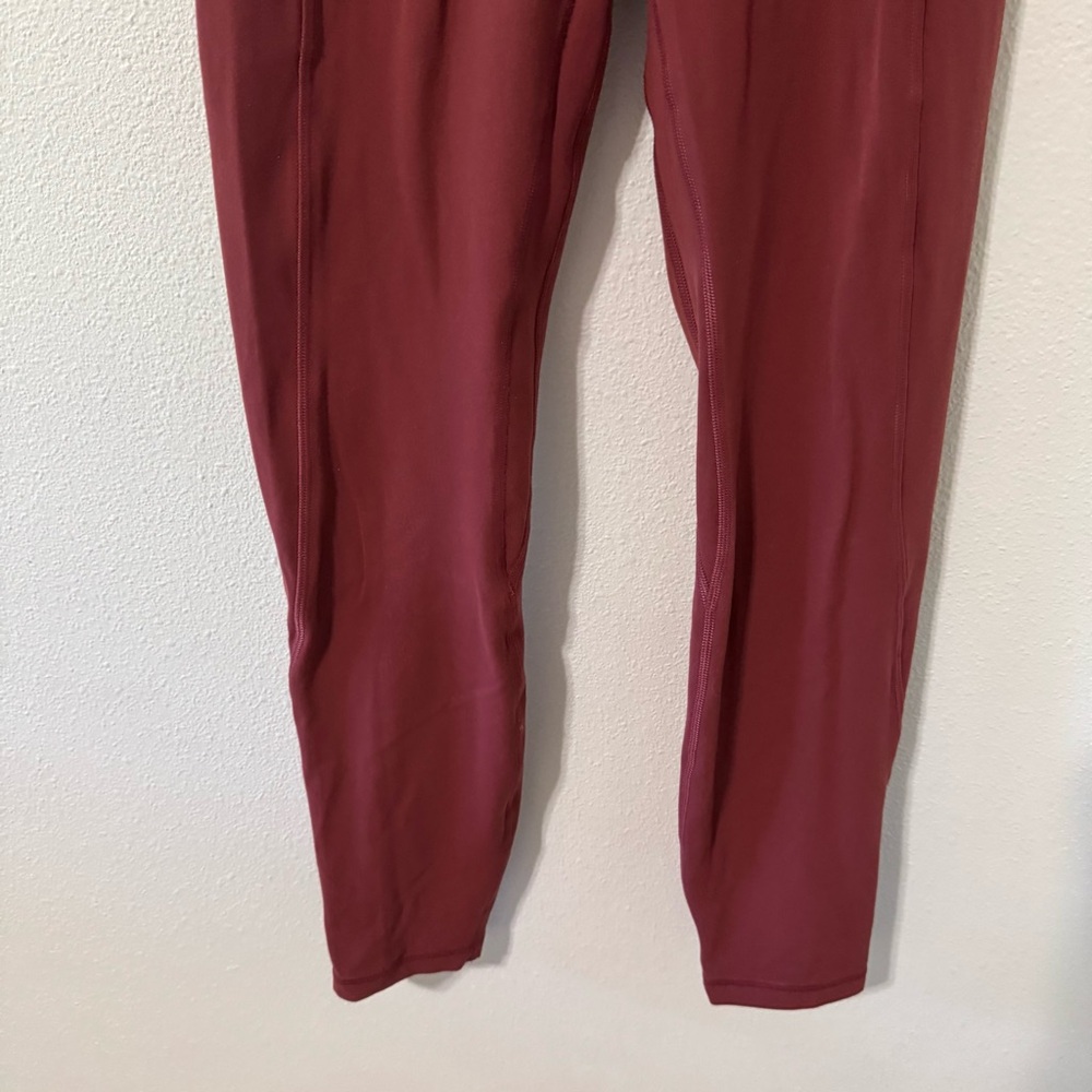 Lululemon Align High-Rise Pant with Pockets 25" Mulled Wine Workout Gym-6 - Picture 5 of 8